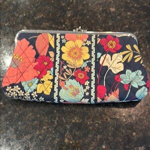 Vera Bradley Floral Clutch Waller
